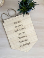 Banderín Días de la Semana