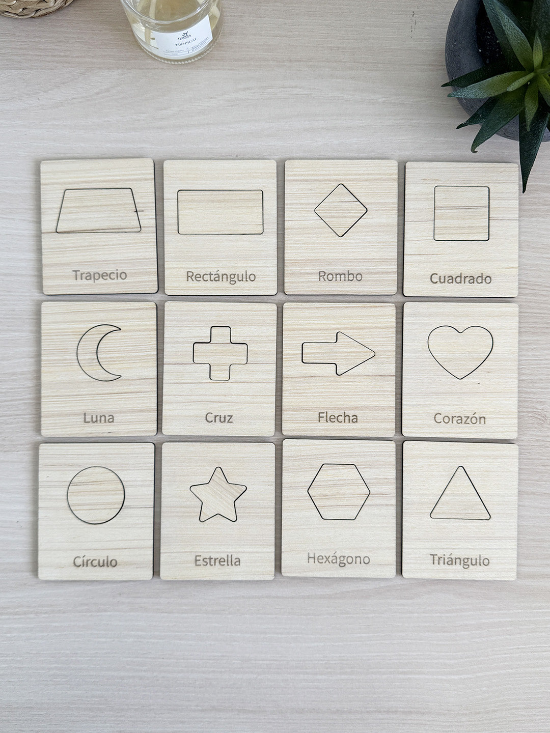 Tarjetas de Formas Básicas – Set de 12