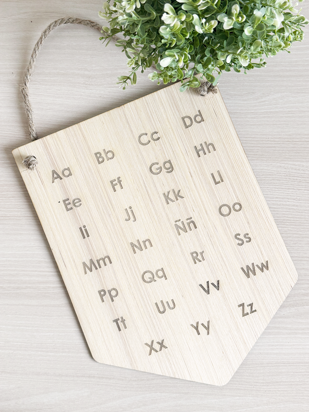 Banderín Abecedario — Mayúsculas y Minúsculas