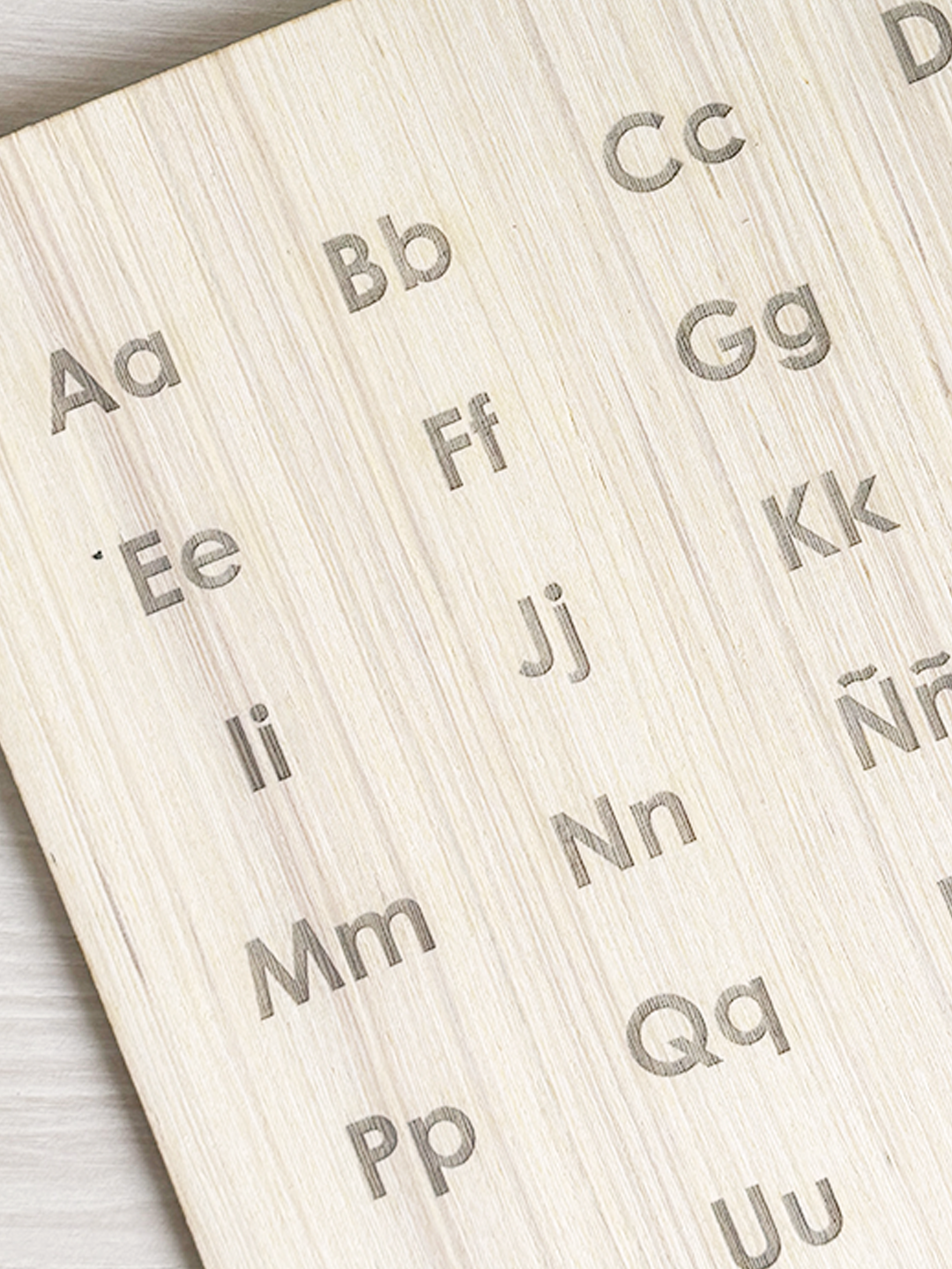 Banderín Abecedario — Mayúsculas y Minúsculas