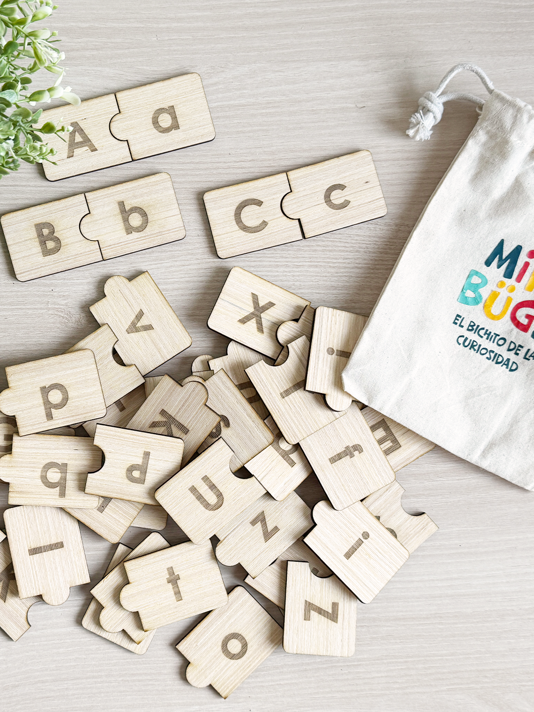 Dominó Abecedario — Mayúsculas y Minúsculas