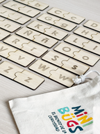 Dominó Abecedario — Mayúsculas y Minúsculas