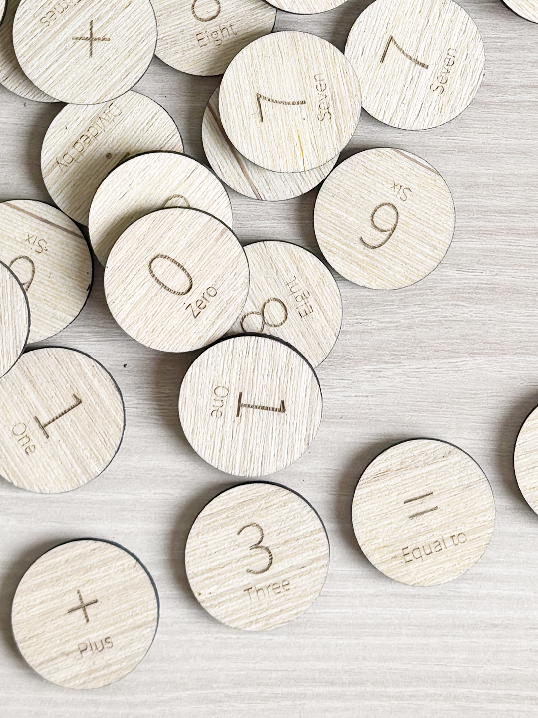 Set de Matemática Básico en Inglés