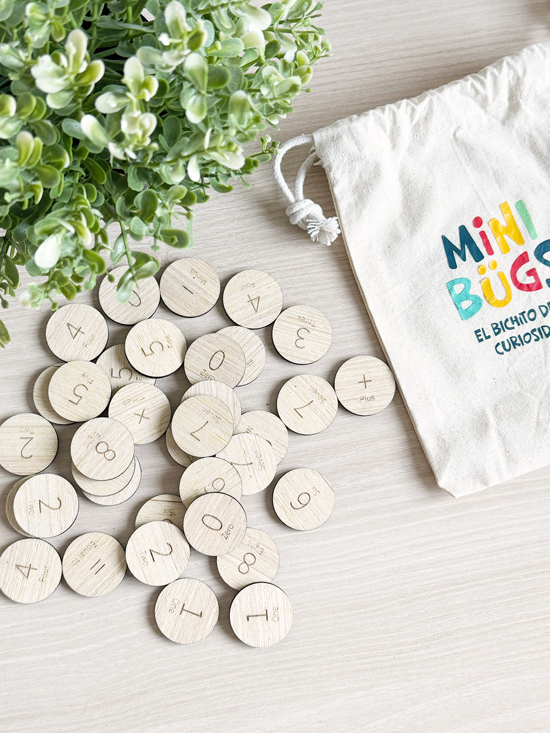 Set de Matemática Básico en Inglés